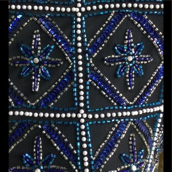 Vintage Stenay Silk Beaded Top. B4 - Picture 11 of 16